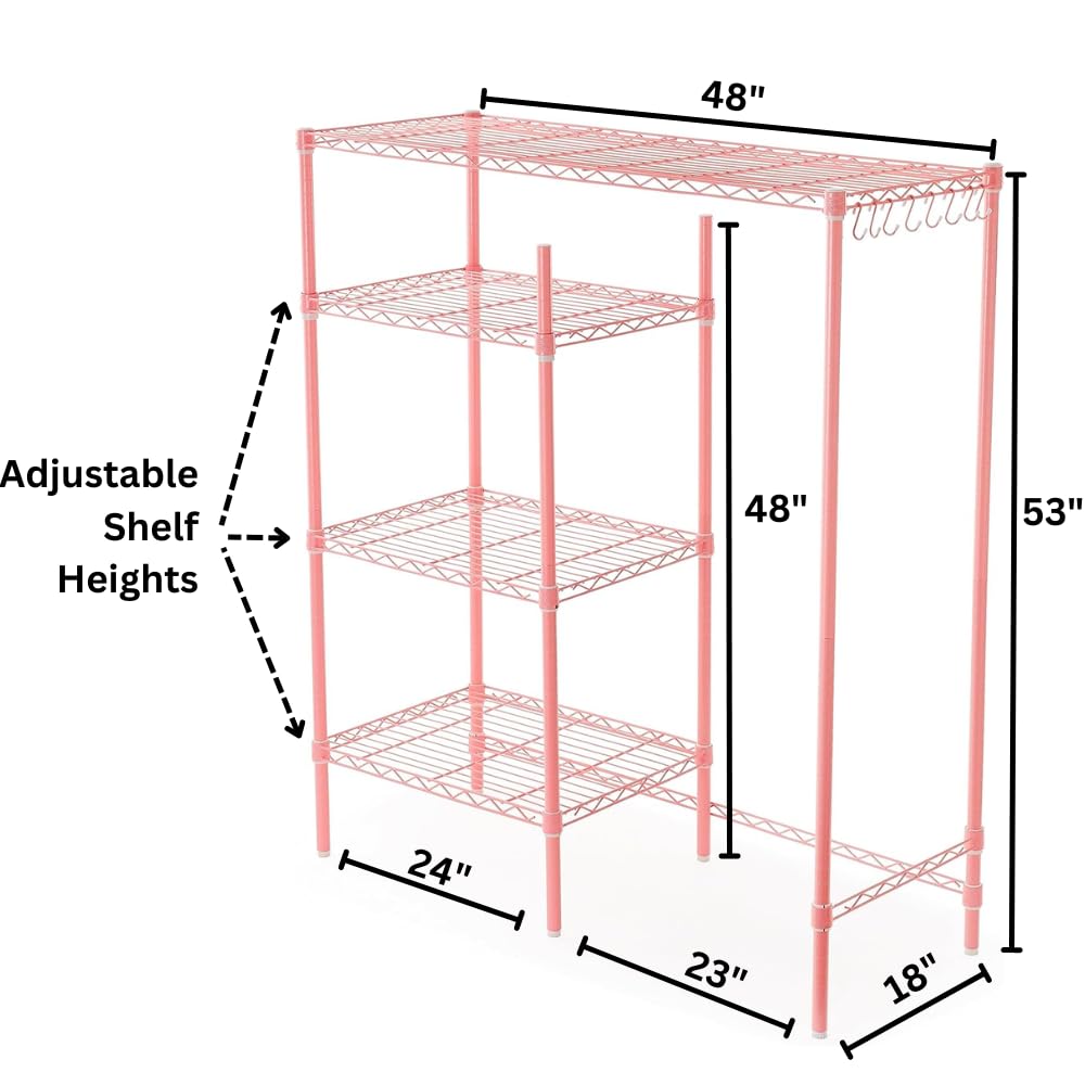 DormCo The Shelf Supreme - Suprima® Adjustable Shelving - Pink