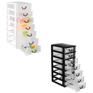 rempry 2 packs 7.1"x5.1"x13.2" mini organizer box storage