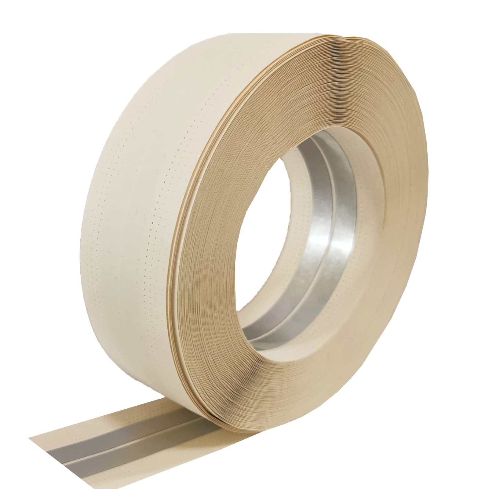 UNRUNFO-Reinforced-Drywall-Corner-Tape-for-Walls - Drywall Inside Outside Corner Tape with Metal, 2IN*100FT,1*ROLL, No Adhesive Side