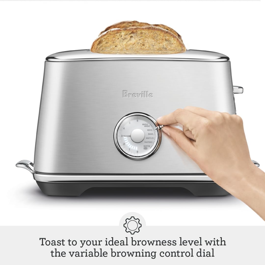 Breville the Toast Select™ Luxe 2-Slice Toaster, BTA735OYS, Oyster Shell