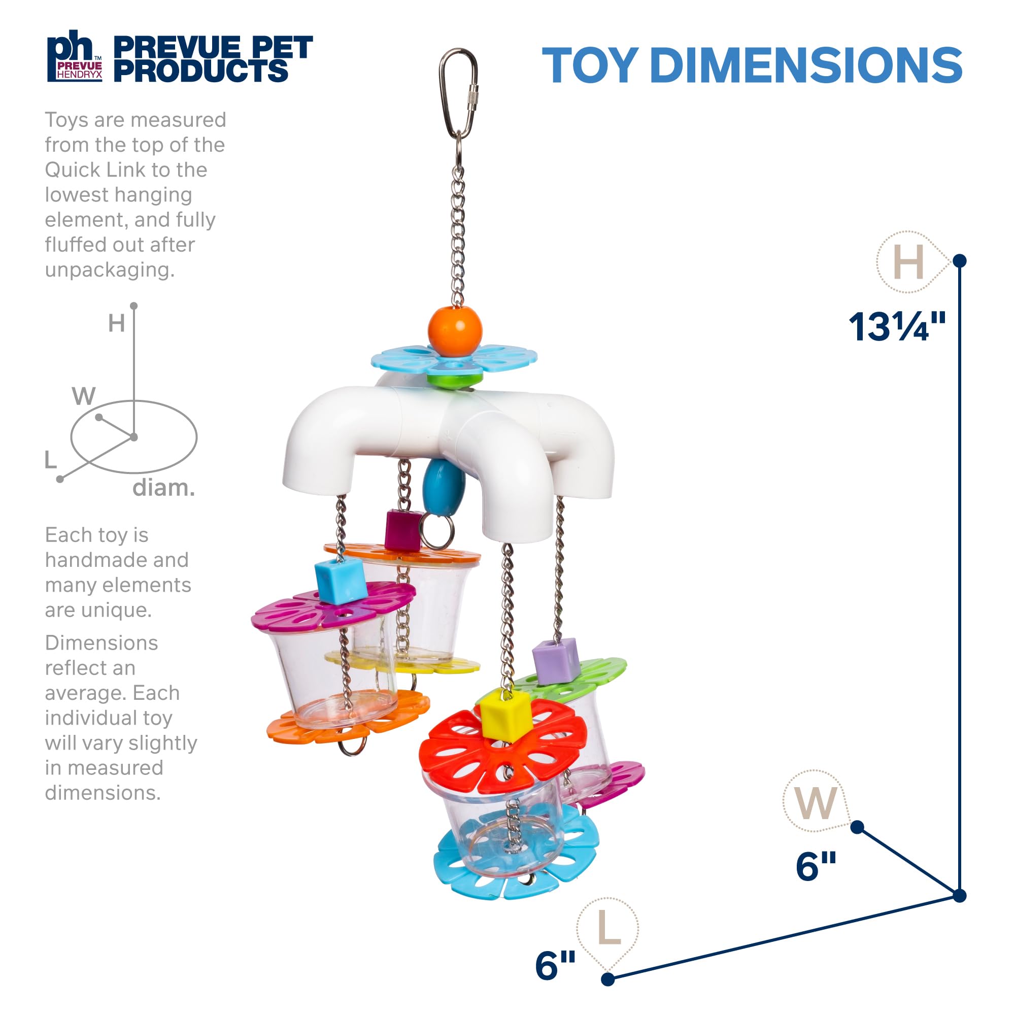 Prevue Pet Products Sink 'n Seek - Playfuls Forage & Engage Bird Toy 60250