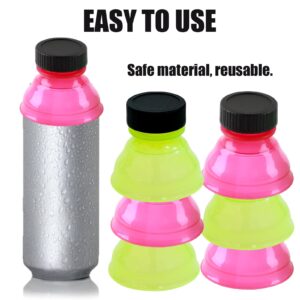 Pop Can Lids Can Bottle Top - 6 Pcs Bottle Tops for Cans,Can Tops for Soda,Soda Can Topper,Keep Carbonation