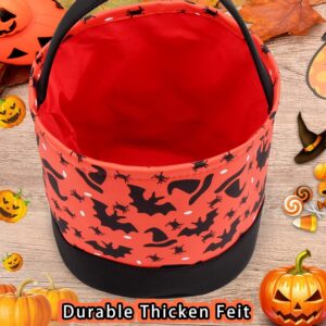 PKONEWNO Halloween Candy Buckets Bag Halloween Candy Basket Halloween Trick or Treat Bags Tote Gift Bags