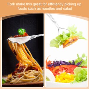 Tioncy 40 Pcs Plastic Serving Utensils Set Disposable Clear Utensils Include 30 Pcs 9" Plastic Serving Spoon Forks Tongs and 10 Pcs 15'' X10'' Plastic Serving Trays Serving Food Party Buffet Cutlery