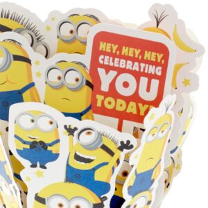 Hallmark Paper Wonder Minions Pop Up Card for Birthdays, Graduations, Retirements, Celebrations