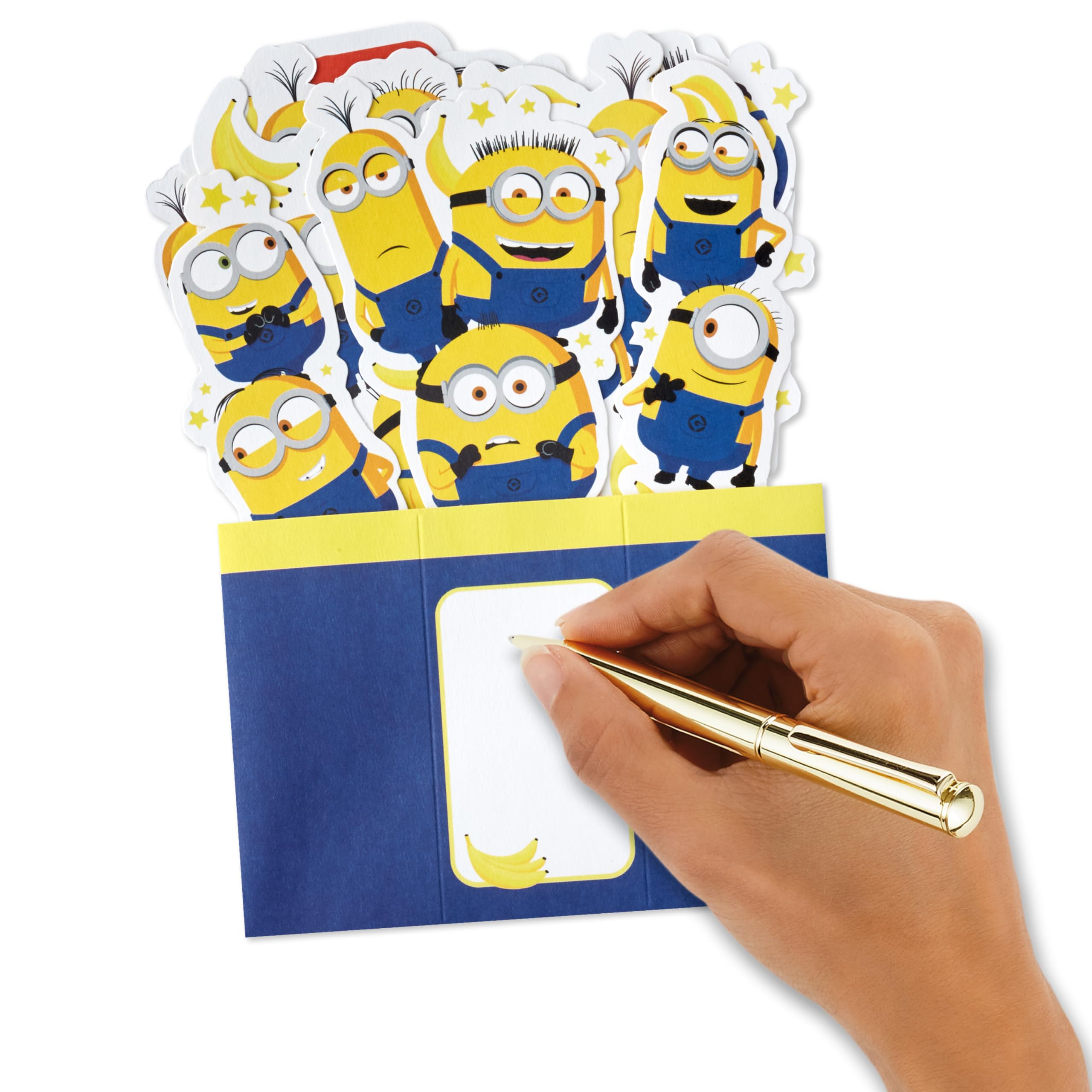 Hallmark Paper Wonder Minions Pop Up Card for Birthdays, Graduations, Retirements, Celebrations