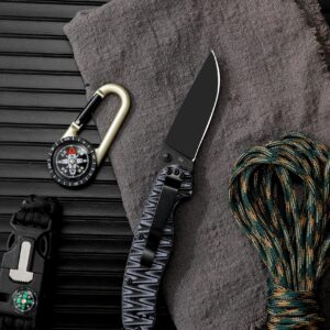 CNYJ Folding Knife Everyday Carrying Pocket Folding Knife D2 Steel Blade G10 Tactical Handle EDC Knife Water Ripple Style Handle