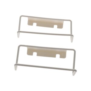 2Pcs Plastic Towel Rack,Space Saving Door Back Organizer Over The Door Cabinet Cupboard Hanger Multifunction Towel Bar Rack for Home Kitchen Bathroom