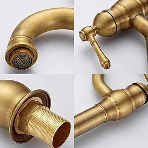 Single Lever Washbasin Faucet 360 ° Swiveling Bath Waterfall Faucet Basin Faucet Single Handle Basin Faucet for