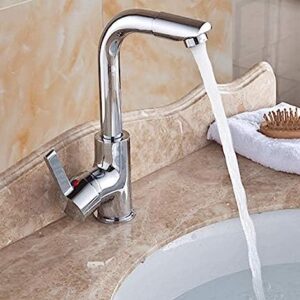 360 Degree Rotation Bath Basin Faucet Cold and Hot Water Taps Bathroom Mixer Tap Torneira Deck Mounted with Accessories