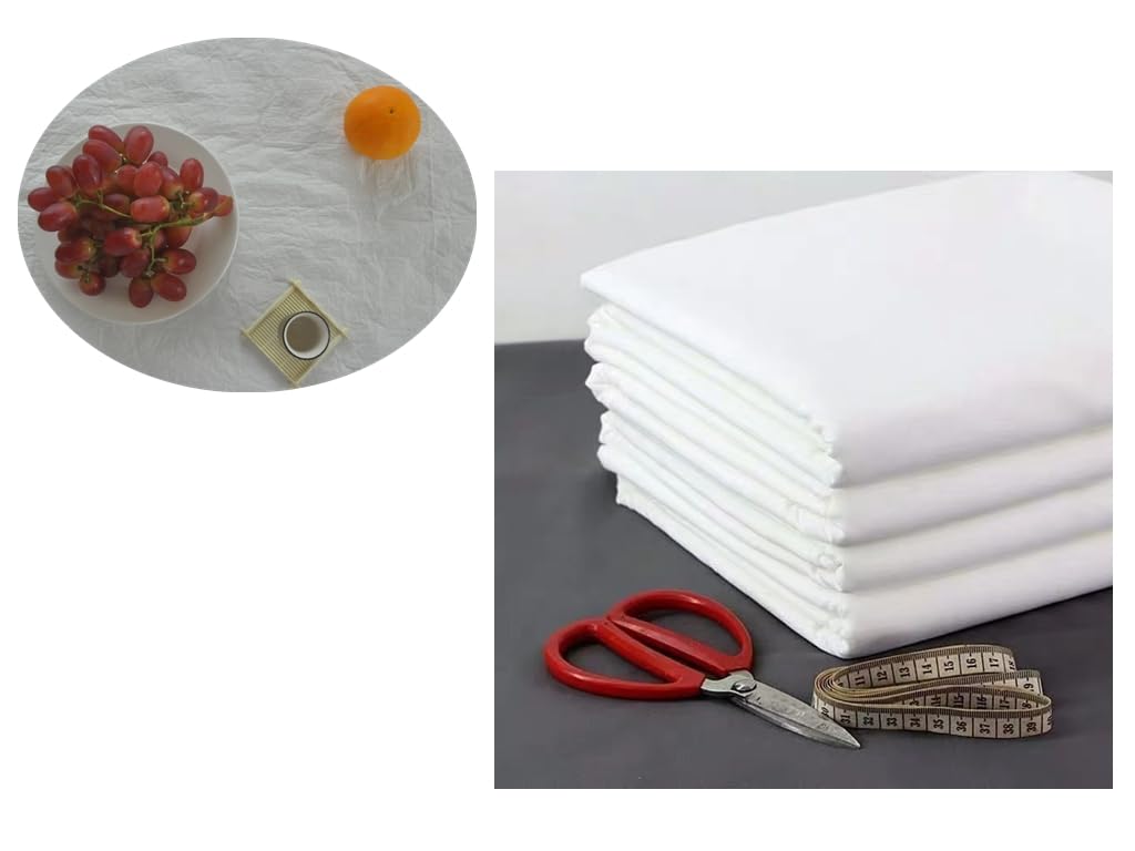 Paper Tablecloths for Rectangle Tables 5 Pack,White Disposable Paper Tablecloth, 3 Ply Paper & Plastic 54" x 108" Tablecover, Table Cloth for Various Occasions Parties, Indoor & Outdoor Banquet Use