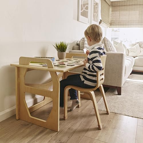 ECR4Kids StudyStation Desk, Kids Furniture, Natural