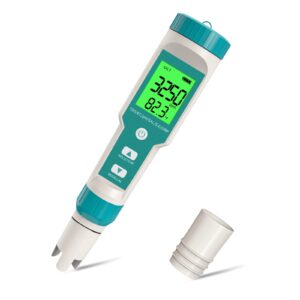 yewhick pool salt tester yewhick ph and salt meter for saltwater pool ph tester and digital salinity tester 7 in 1 salinity meter for swimming pools hot tubs and swim spas