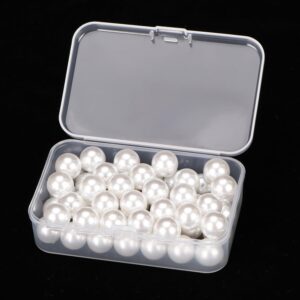 Philison 10 Packs Small Clear Plastic Beads Storage Containers Box Transparent Boxes with Hinged Lid for Small Items, Jewelry, Crafts (3.34 x 2.16 x 1 in)