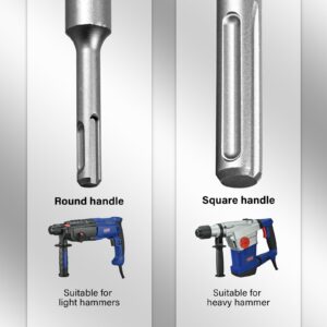 SALI Concrete Hole Saw Kits 4-1/8"（105mm） Tungsten Steel Wall Hole Cutter Drill Bit Sets with 220mm SDS Plus Shank Connecting Rod，110mm Center Positioning Drill Bits for Cinder Block,Brick,Adobe Wall