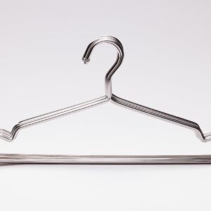 Alcazar Brands Heavy Duty Silver Metal Hangers 10 pcs New