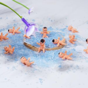 Bouclel Party Decorations Mini Plastic Babies Party Baby Party Supplies Shower ice cube Game Decor Party Supplies（40 PCS 1in）