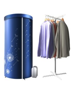 kasydoff portable dryer, 46inch -1000w portable clothes dryer, travel portable dryer machine for clothes with timer, mini dryer for apartment, home, rvs