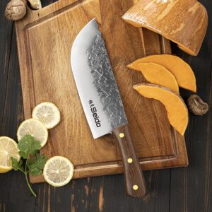 Seido Knives Nikuya Butcher Knife - 5Cr15mov High-Carbon Stainless Steel Precision Butcher Knife with Elegant Design