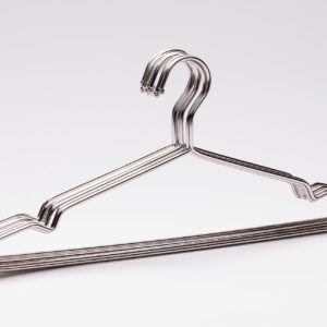 Alcazar Brands Heavy Duty Silver Metal Hangers 10 pcs New