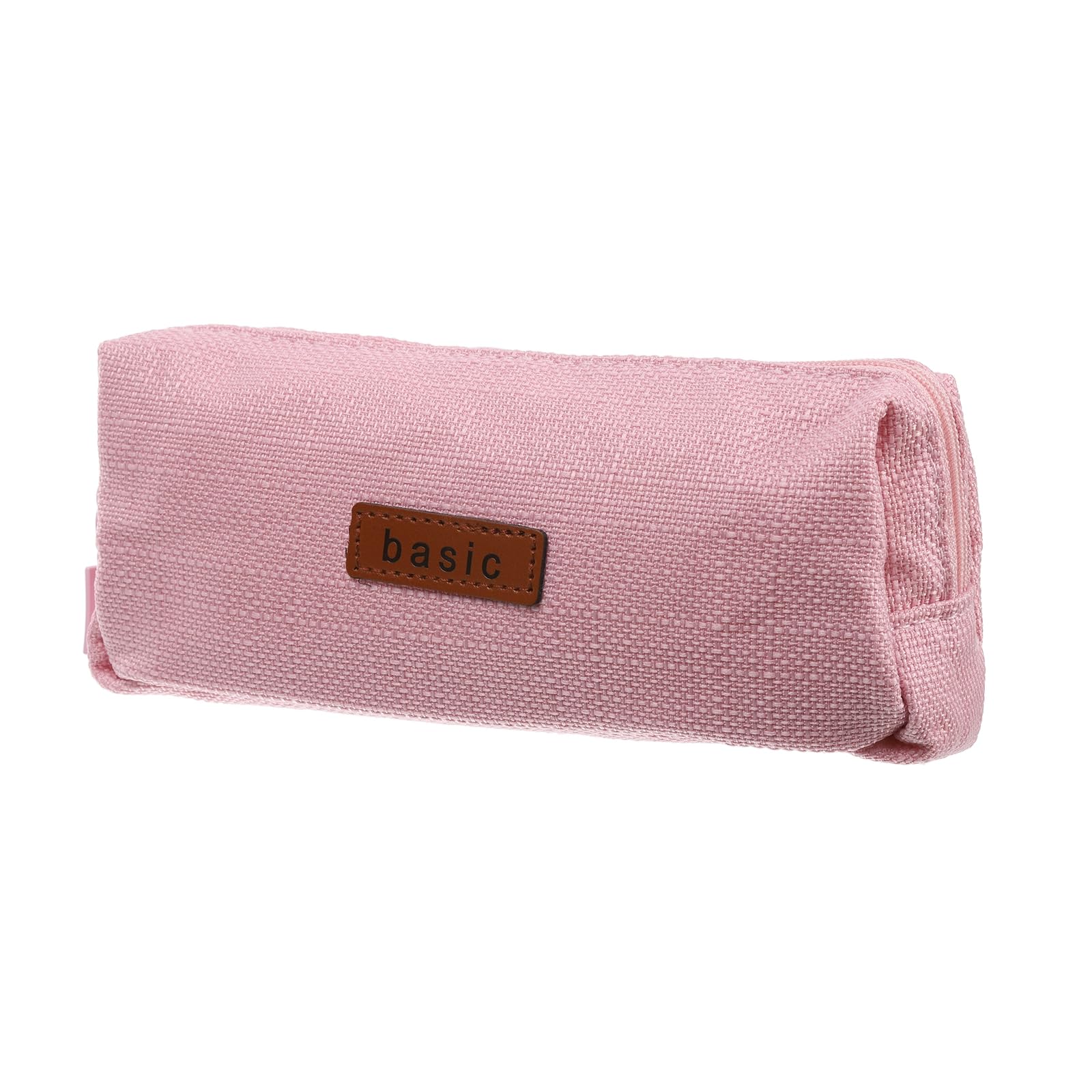 PATIKIL Pencil Case, Large Capacity Pencil Pouch Pen Bag Case Cosmetic Bag Stationery Organizer Portable for Office Home, Pink