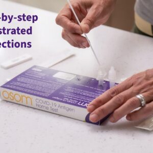 Osom COVID-19 Antigen Home Test, 2 Rapid Tests Included, Results in 15 Minutes, Made in The USA, Easy to Use (2 Tests)