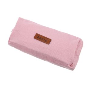 PATIKIL Pencil Case, Large Capacity Pencil Pouch Pen Bag Case Cosmetic Bag Stationery Organizer Portable for Office Home, Pink