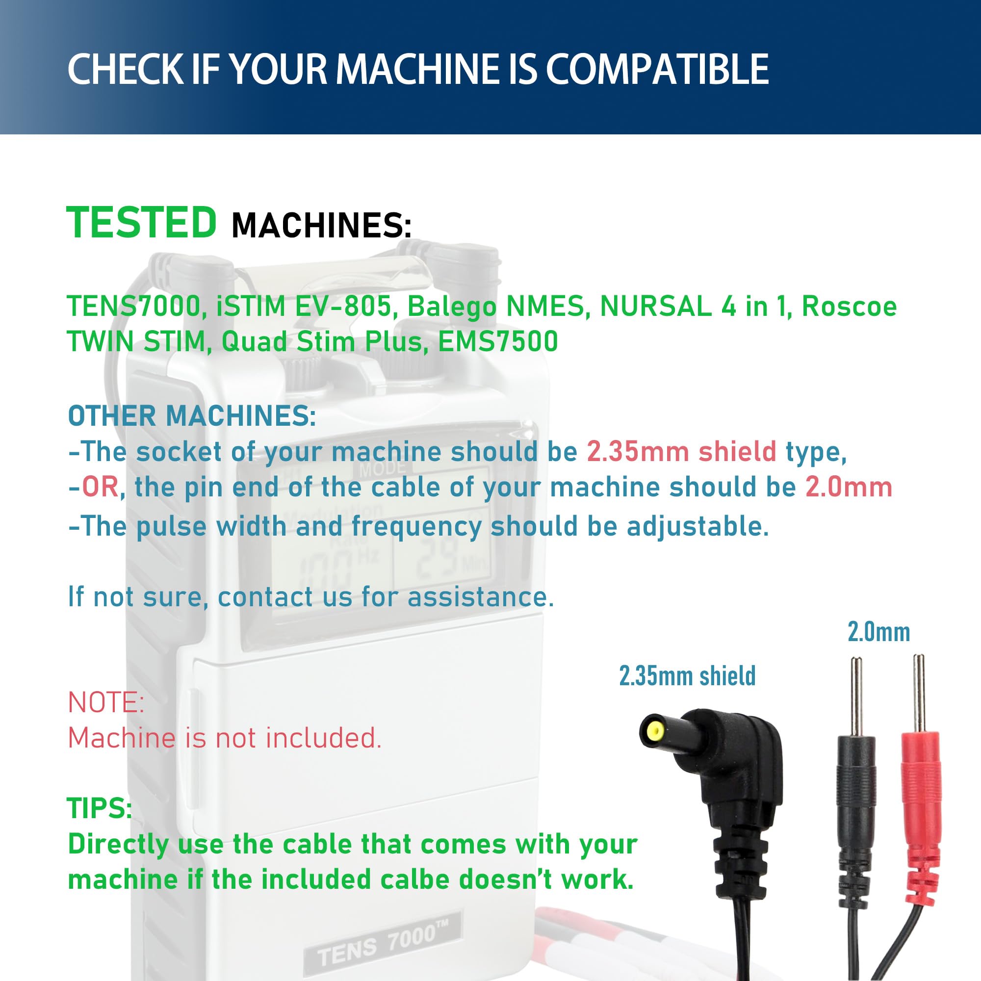 Ear Clips for Vagus Nerve Device, Black Soft Dual-Sided Earclip, Compatible with Tens 7000 etc