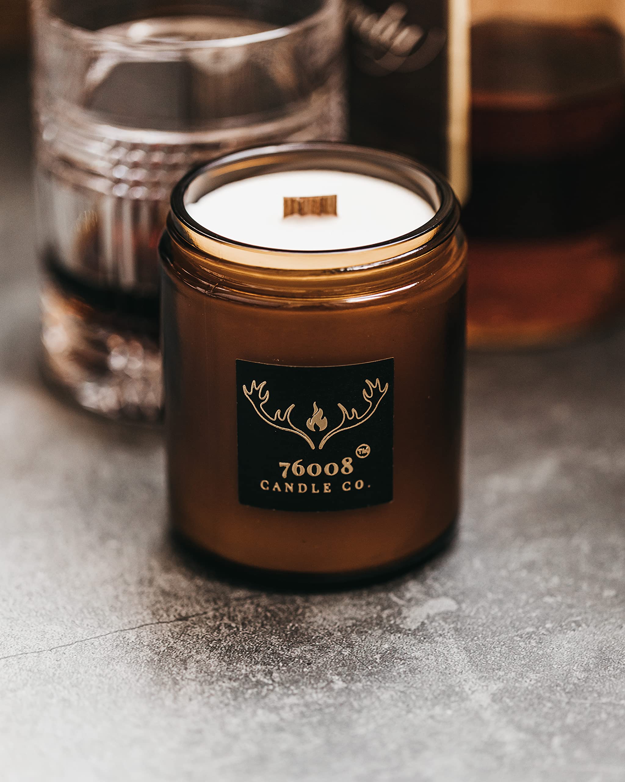 Leather Scented Candle | Fathers Day Gifts from son daughter | Scented Candles For Men | Men Scented Candles | Soy Wax Candles | Housewarming Gifts | Great Gifts for Dad |Masculine Scented Candle