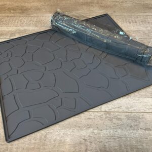 17" x 23" Kitchen Under Sink Waterproof Protection Mat for Cabinets, Drawers and Countertops; Anti-Slip Silicone