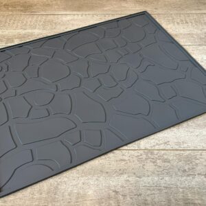 17" x 23" Kitchen Under Sink Waterproof Protection Mat for Cabinets, Drawers and Countertops; Anti-Slip Silicone