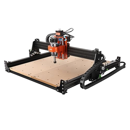 VEVOR CNC Router Machine, 300W, 3 Axis GRBL Control Wood Engraving Carving Milling Machine Kit, 400 x 400 x 75 mm / 15.7 x 15.7 x 2.95 in Working Area 12000 RPM for Wood Acrylic MDF PVC Plastic Foam