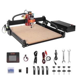 vevor cnc router machine, 300w, 3 axis grbl control wood engraving carving milling machine kit, 400 x 400 x 75 mm / 15.7 x 15.7 x 2.95 in working area 12000 rpm for wood acrylic mdf pvc plastic foam