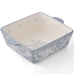 wisenvoy baking dish 8x8 baking pan brownie pan casserole dish hand-painted casserole dishes for oven lasagna pan