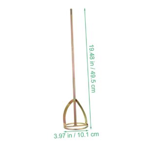 2Pcs stirring rod drill stirrer paddle cement mixer paint whisk for drill mud mixer drill attachment cement sticks paint mixer drill bit hand Component re-usable