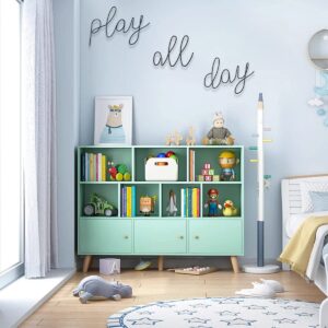 Playroom Wall Decor, Play Room Daycare Wall Decoration Play All Day Sign Play All Day Wall Decor for Kids Boys Girls Playhouse Decor Toy Room Classroom