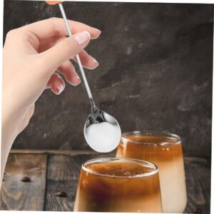 Mikinona 6 pcs Halloween Style Spoons Dessert Spoons for Cake Tea Espresso Holiday Party Kitchen Decor