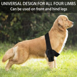 Dog Knee Brace for Torn ACL Hind Leg-Upgraded Dog Leg Brace for Cruciate Ligament Injury,Adjustable Support for Joint Pain,Muscle Soreness,Knee Cap Dislocation (Medium)