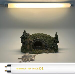 15W 18" T8 Fluorescent Linear Tube Bulb F15T8/WW Warm White Light 3000K Medium Bi-Pin G13 Base 4 Pack