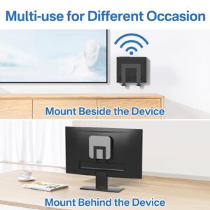 Adjustable Wall Mount for Cable Box Mount | Router Mount | Modem Mount, Cable Box Mount Behind TV for Streaming Media, DVD Players and More Small or Narrow Devices Shelf Mount