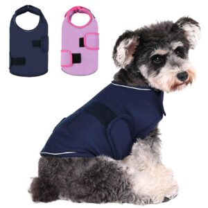 asenku comfort dog jacket, wrapped dog coat for cold weather, elastic puppy sweatershirt, pet winter coat vest for small, medium & large dogs