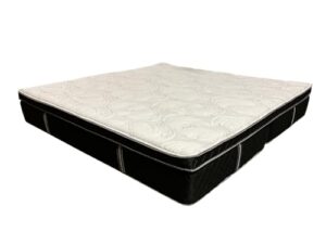 triad colossal 84x84 mattress, 12" graphite memory foam wyoming king mattress cooling and pressure relieving, plush feel.