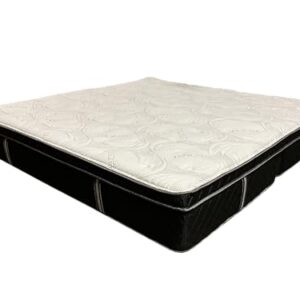 Triad Colossal 84x84 Mattress, 12" Graphite Memory Foam Wyoming King Mattress Cooling and Pressure Relieving, Plush Feel.