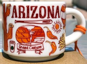 starbucks new been there series arizona ceramic coffee demitasse esspresso ornament 2oz