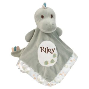 baby blanket - personalized dinosaur blanket - baby toys stuffed animal keepsake with custom name