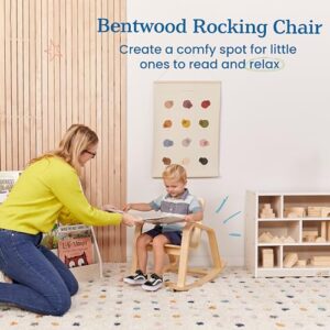 ECR4Kids Bentwood Rocking Chair, Kids Furniture, Natural