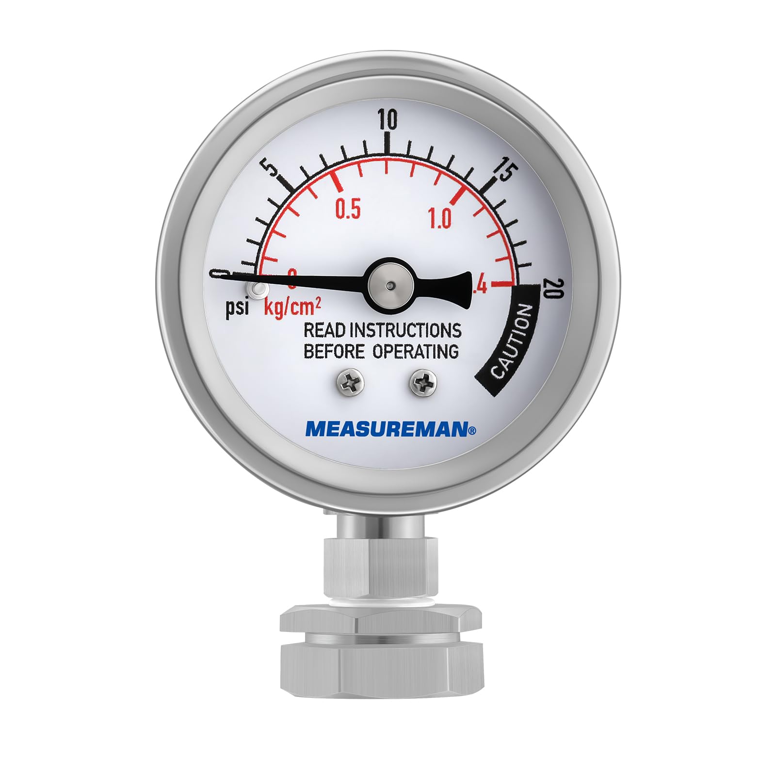 MEASUREMAN Stainless Steel Pressure Cooker Gauge_All Series (Accessory, Pressure Gauge - Fits 37 Quart)