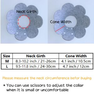 【4PCS】 Soft Cat Cone Collar,Adjustable Protective Collars for Pet Cat,Recovery cat E Collar, Anti-Bite Lick Wound Healing Soft cat Cones to Stop Licking cono para perro Cone for cat Cone Soft (M)