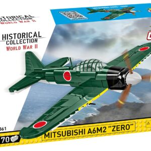 COBI Historical Collection WII Mitsubishi A6M2 Zero Japanese Fighter Plane