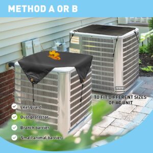 Dawod Air Conditioner Cover for Outside Units, AC Cover for Central Units, Winter Top Air Conditioner Cover for Outside AC Unit, 28 x 28 inches